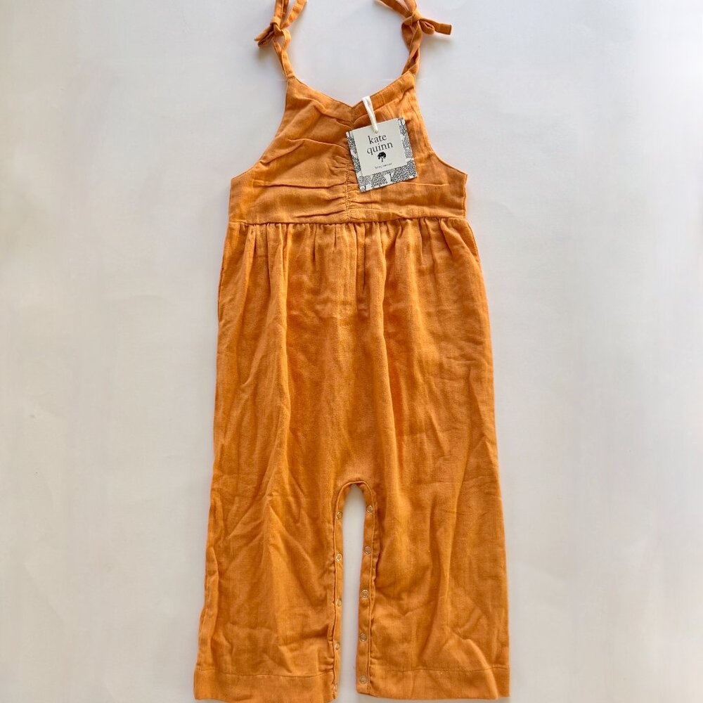 NWT Kate Quinn Marigold Jumpsuit 18-24M Pumpkin Patch Fall Photo Outfit